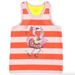 NWT Stella McCartney Kids Dancing Flamingo Tee - Peachy Pink